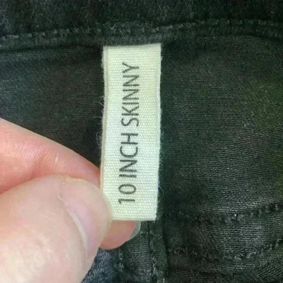 Rag & bone black 10 inch skinny high rise jeans in size 26 - Picture 5 of 7